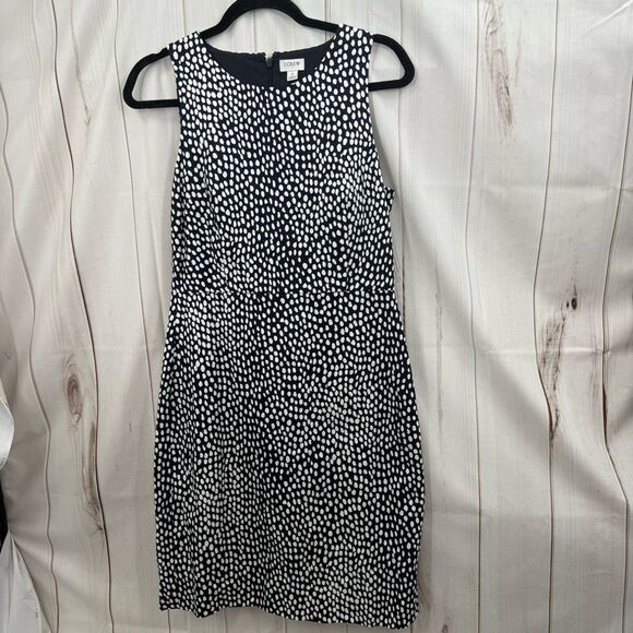 J. Crew Women’s 6 Basketweave Oncilla Animal Print Dress New - Picture 1 of 5